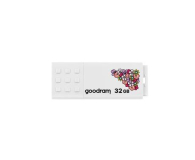 GOODRAM 32GB UME2 odczyt 20MB/s USB 2.0 spring white - 1123107 - zdjęcie 1